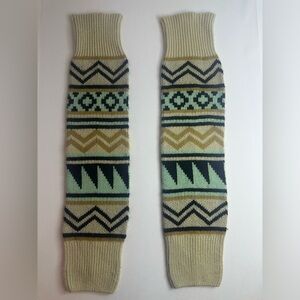 Aztec Print Leg Warmers